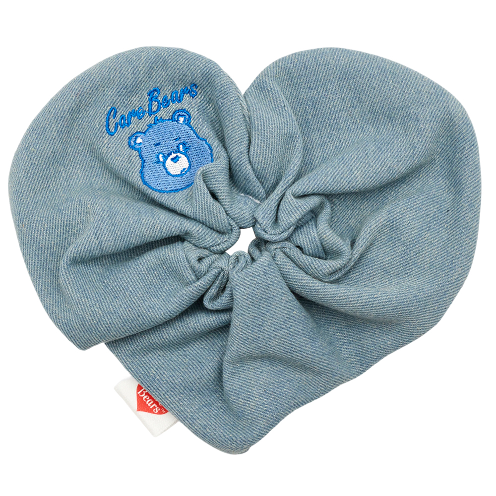 Care Bears-牢騷小熊愛心牛仔髮圈 淺藍