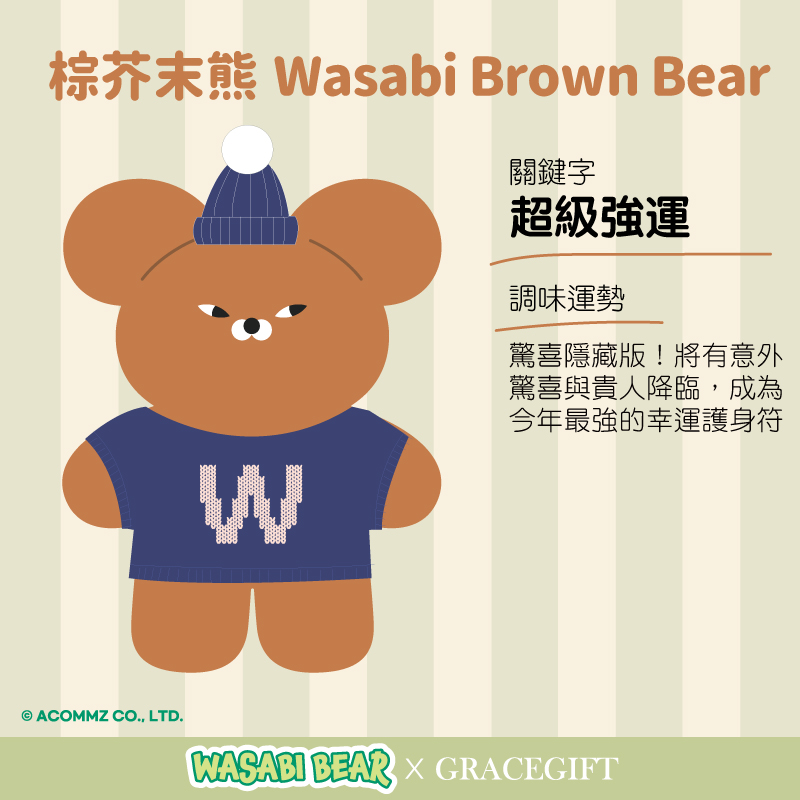 Wasabi Brown Bear棕芥末熊