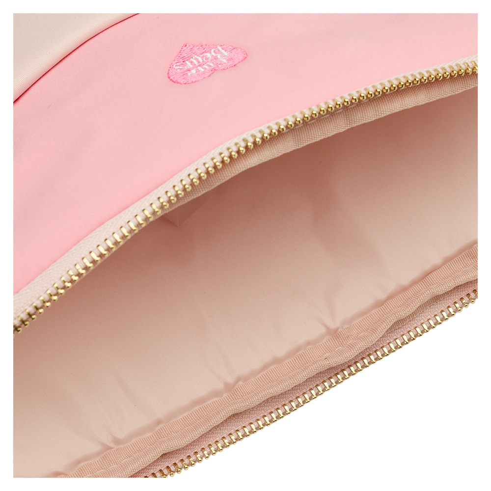 GraceGift Care Bears聯名  NTU樂觀小熊澎澎空氣平板包 粉色 實拍圖