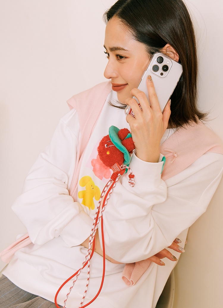 GraceGift Wasabi Bear聯名 調味日常絨毛娃娃頭吊飾手機繩盲盒