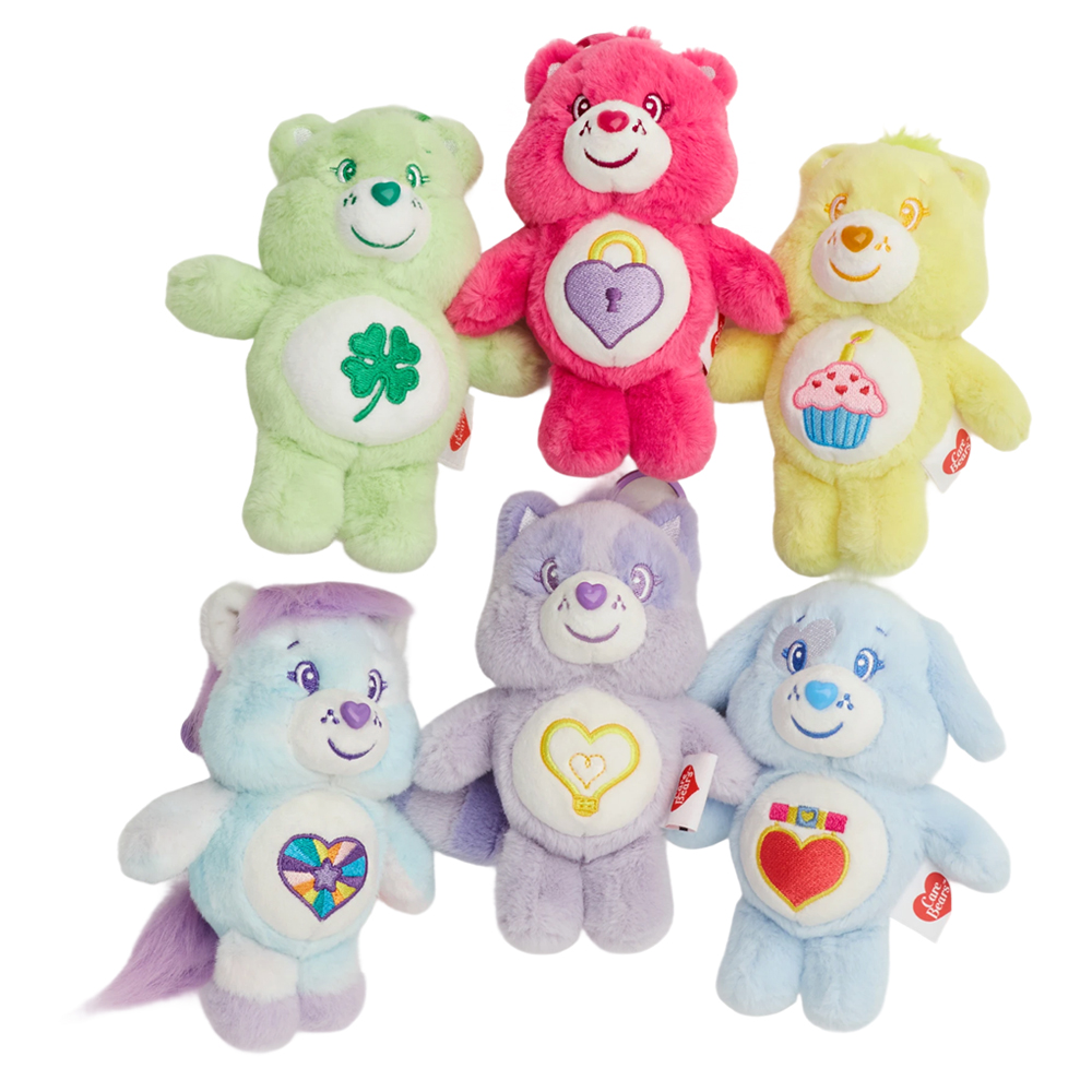 Care Bears & Cousins 稀有毛絨玩偶吊飾鑰匙圈一中盒