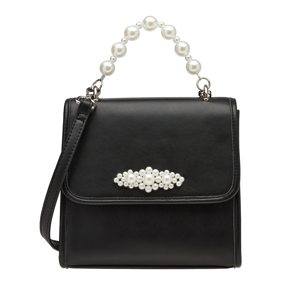 奕潔聯名-珍珠交響曲3WAY手提肩背書信包 黑