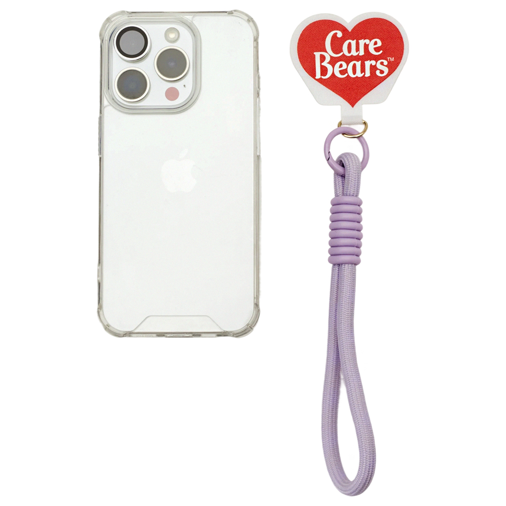 GraceGift CareBears聯名 幽默小熊 NTU畢業祝福小熊吊飾禮盒 附贈手機墊片 黃