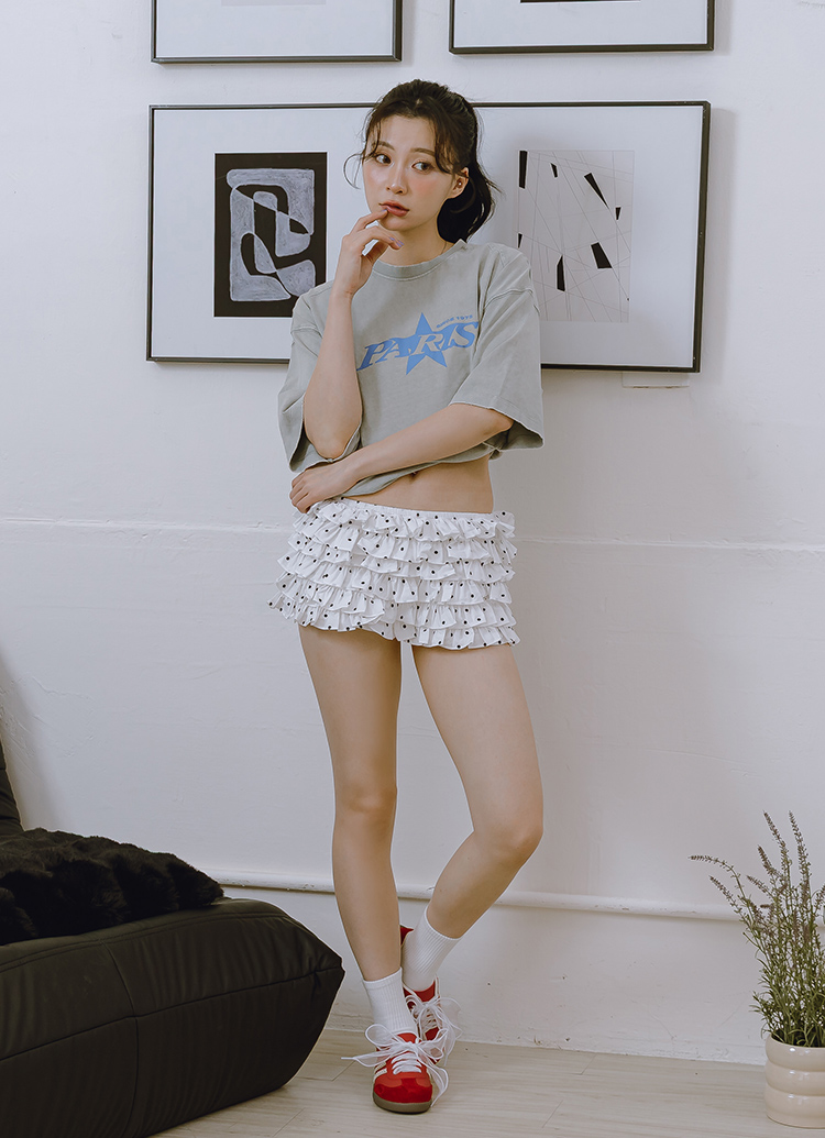 GraceGift 平價女鞋 復古摩登 真皮拼接薄底德訓鞋 附柔光紗帶 正紅色 實品圖