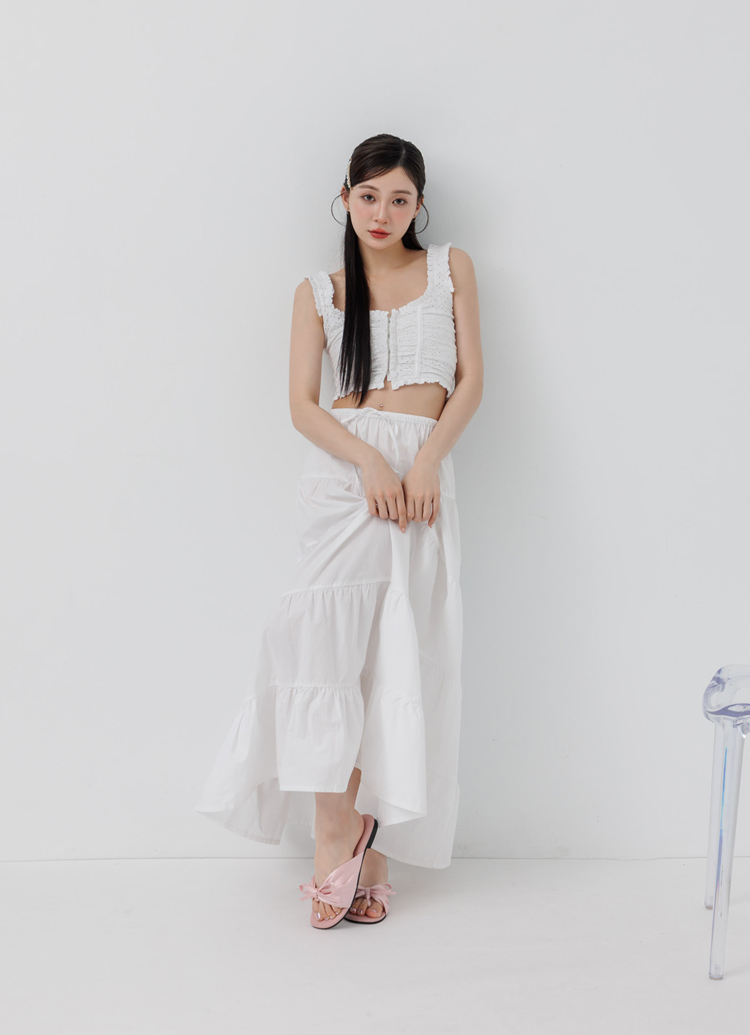 GraceGift平價女鞋 時尚秀場 圓頭 時髦高挑雙蝴蝶結楔型厚底拖鞋 粉色