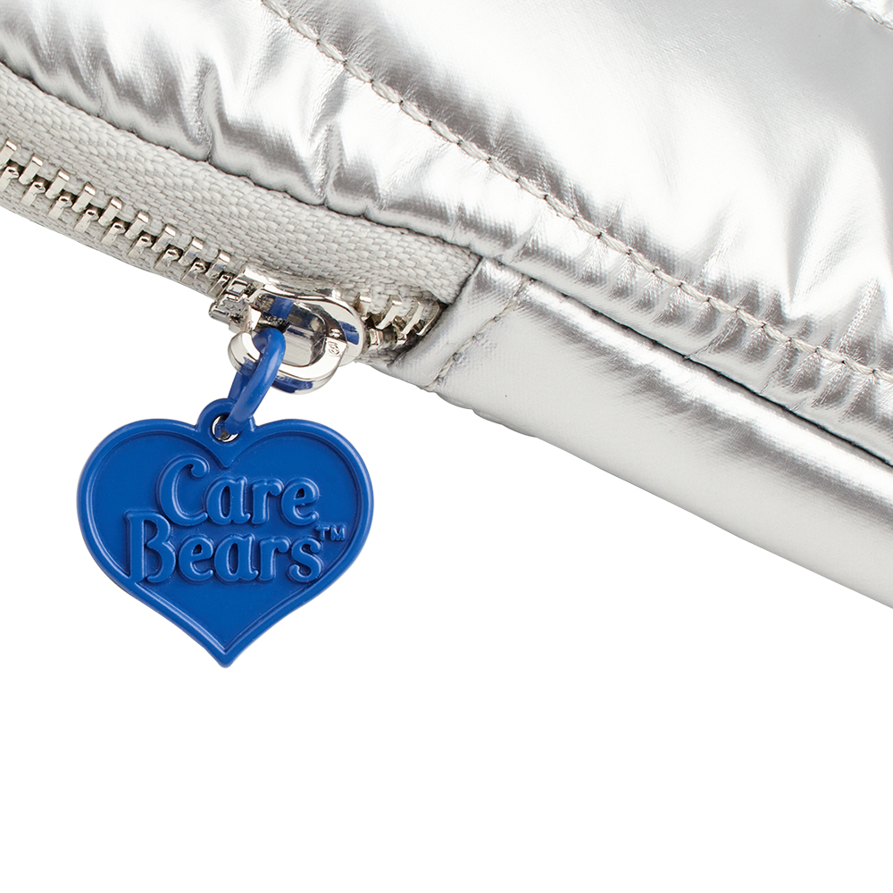 Care Bears-牢騷小熊珠光愛心波紋電腦包 銀