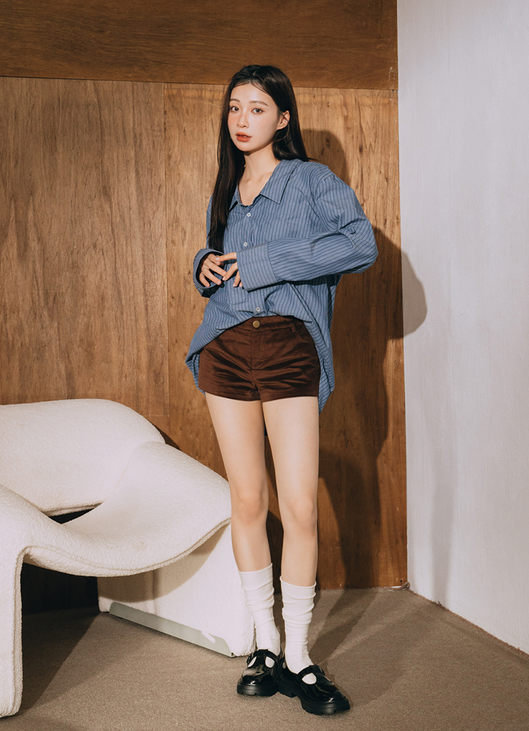 GraceGift平價女鞋 日系可愛小花扣 T字 輕量瑪莉珍鞋 黑漆