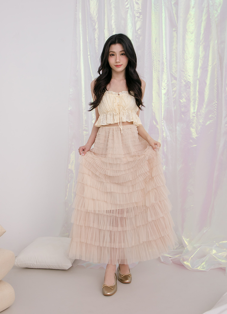 GraceGift平價女鞋 時尚秀場 圓頭 法式訂製全真皮鞋墊芭蕾平底娃娃鞋 金色
