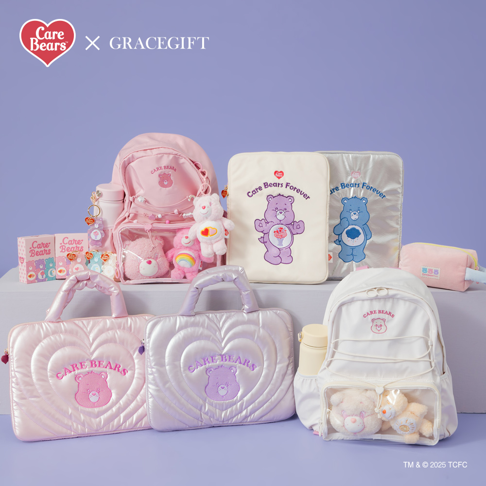 GraceGift Care Bearsr聯名 彩虹熊 Care Bears-獨家限量福袋
