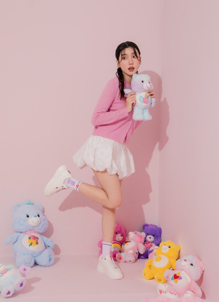 Care-Bears-輕量小白鞋紫