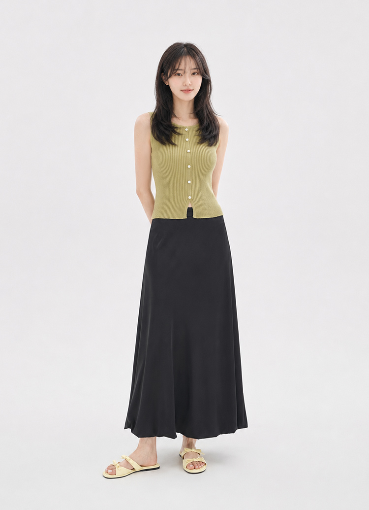 GraceGift平價女鞋 時尚秀場 圓頭 韓系夏日蝴蝶結雲感平底拖鞋 淺黃色
