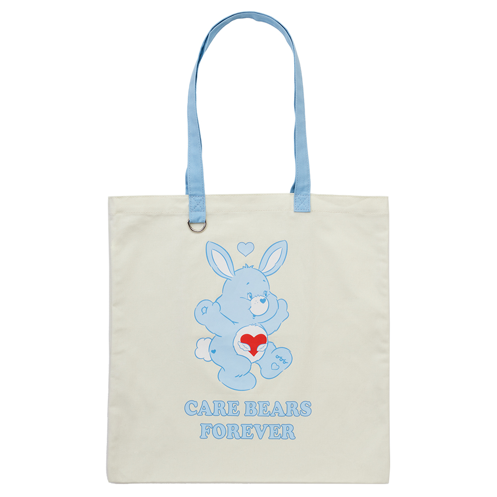 Care Bears-迅捷小兔印花日常帆布包 藍