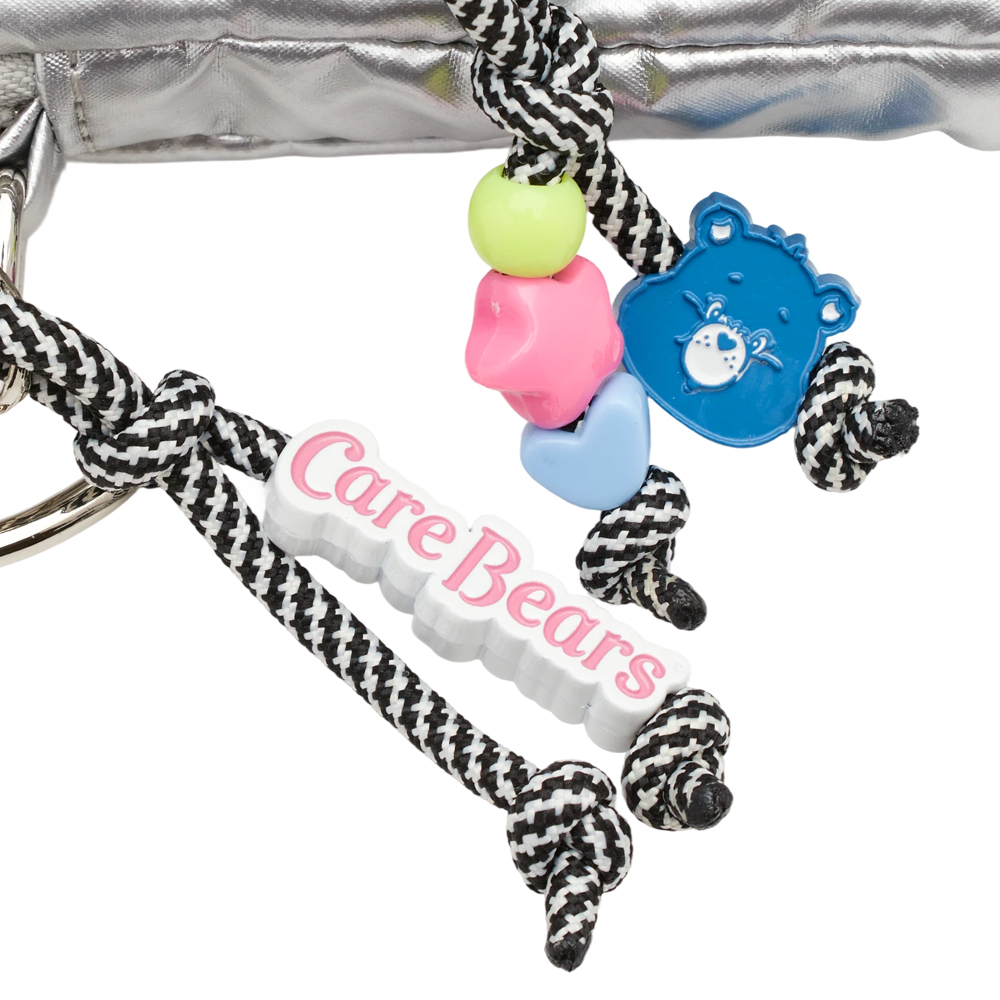 Care Bears-牢騷小熊2WAY珠光空氣小方包 銀