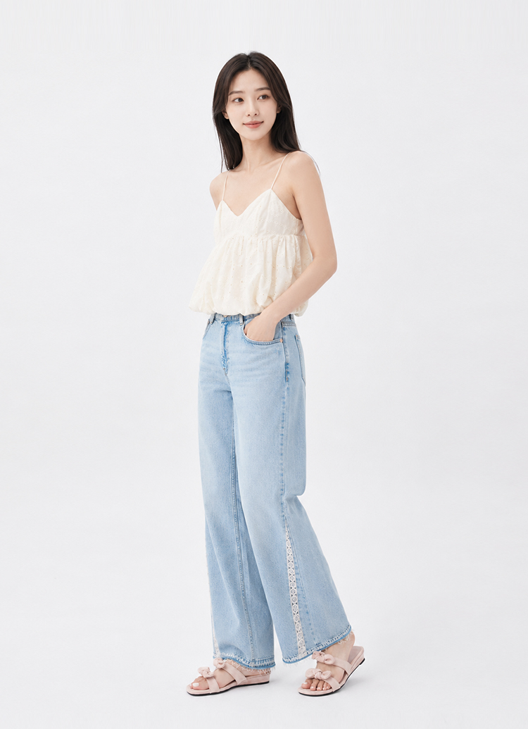 GraceGift平價女鞋 時尚秀場 方頭 日系漫步雙蝴蝶結楔型低跟拖鞋 粉色