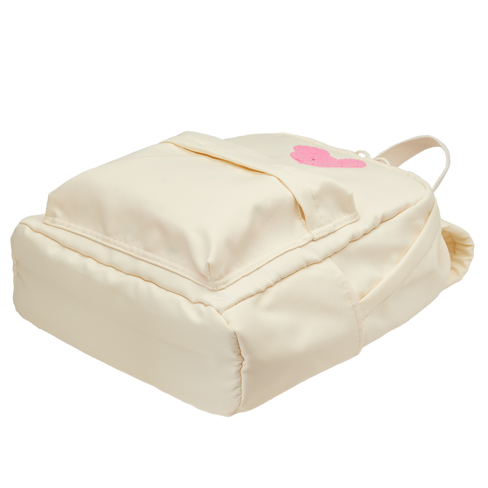 GraceGift Wasabi Bear聯名 粉芥末熊 吊牌輕便尼龍後背包 正紅色 實拍圖