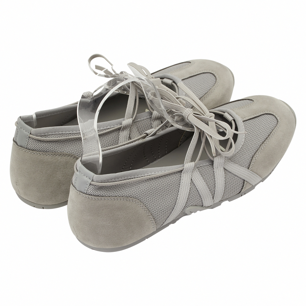 首爾芭蕾機能綁帶蝴蝶結瑪莉珍運動鞋  灰