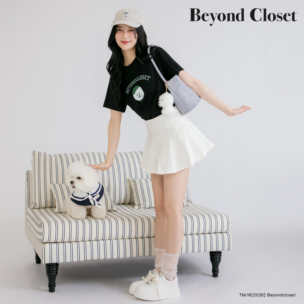 韓國 Beyond Closet Icon 厚底休閒小白鞋 深杏