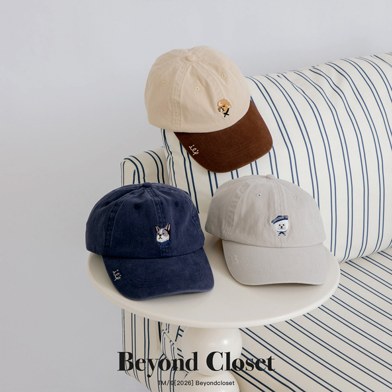 韓國 Beyond Closet 刺繡拼接休閒棒球帽