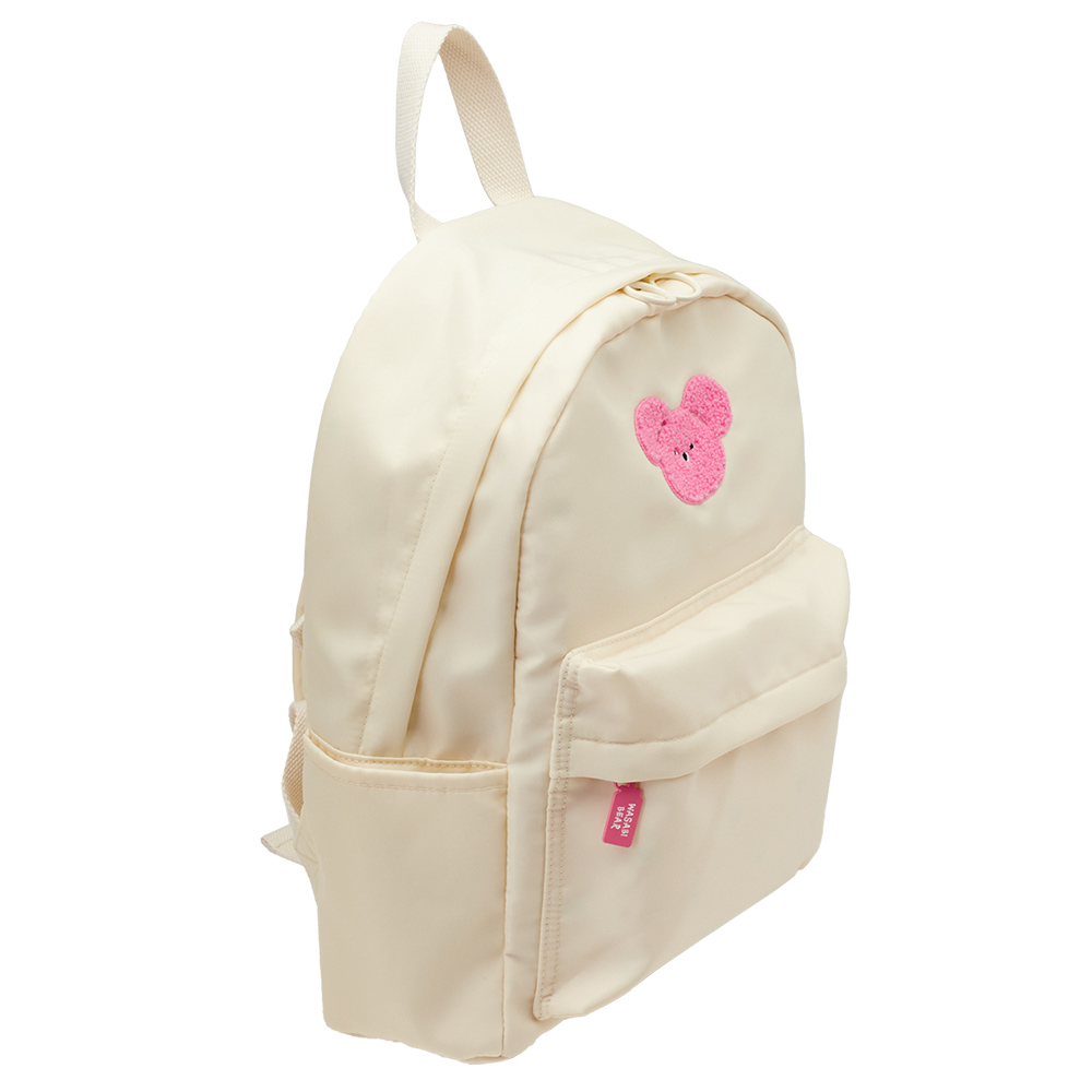 GraceGift Wasabi Bear聯名 粉芥末熊 吊牌輕便尼龍後背包 正紅色 實拍圖