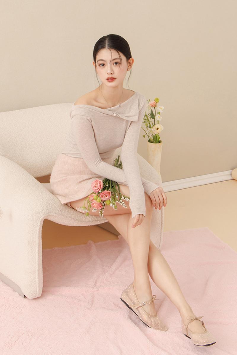 日系水玉蝴蝶結網紗內增高瑪莉珍鞋