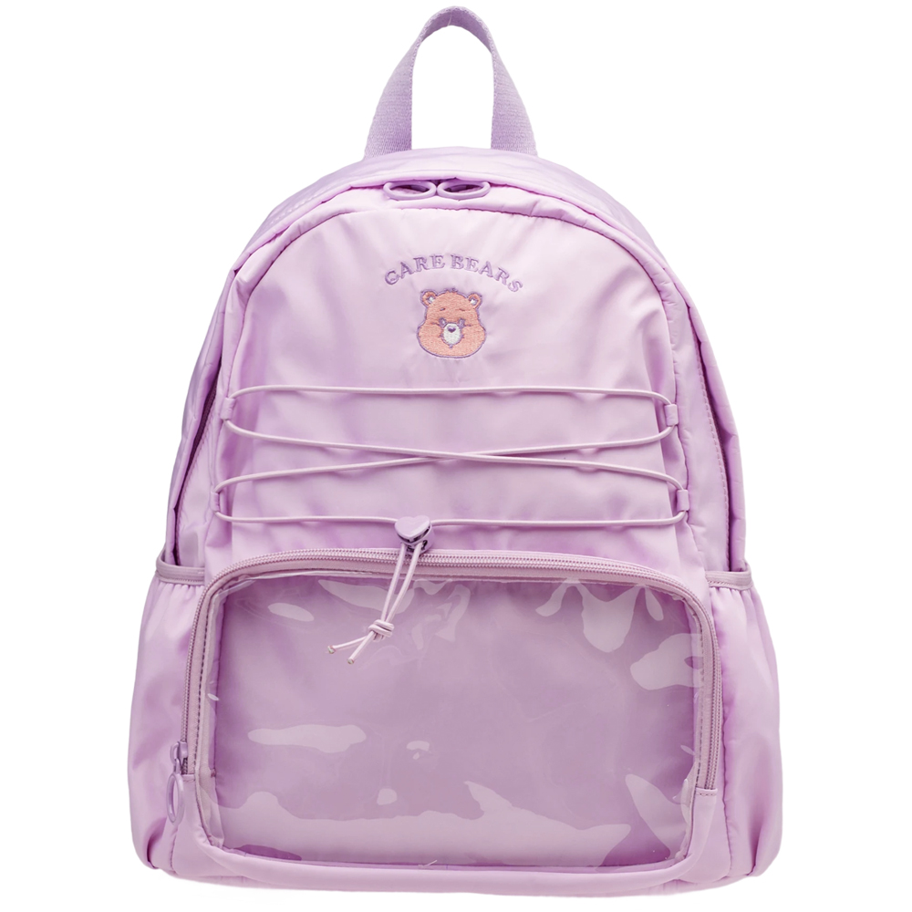 Care Bears-分享小熊機能抽繩尼龍曬娃後背包 紫