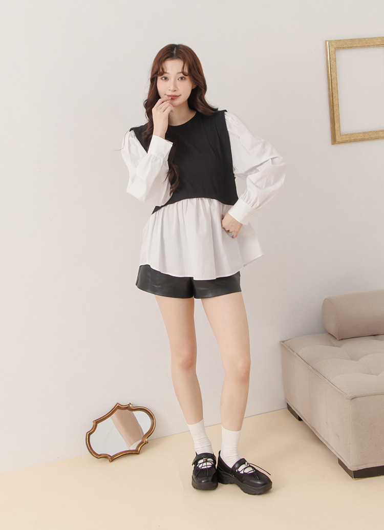 GraceGift平價女鞋 愛心 交叉繫繩 輕量厚底 芭蕾舞運動鞋 黑色