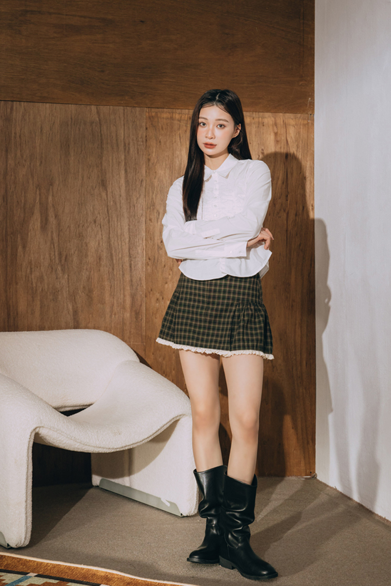 美腿神器小V口堆堆中筒海盜靴