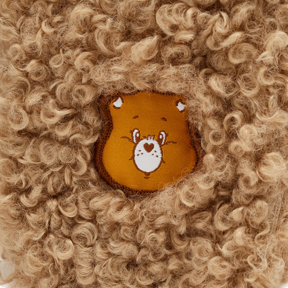 Care Bears-溫柔小熊2WAY羊羔絨保暖飛行帽 卡其