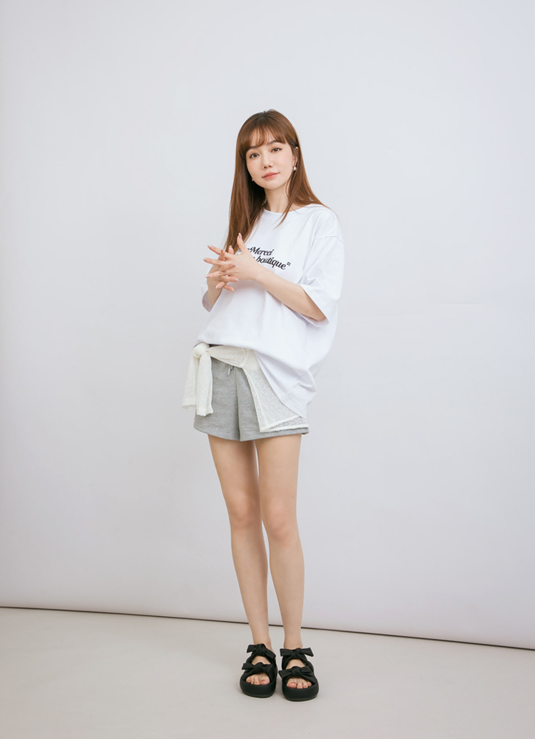 GraceGift平價女鞋 Y3K甜酷 澎澎蝴蝶結 雲感厚底涼鞋 黑