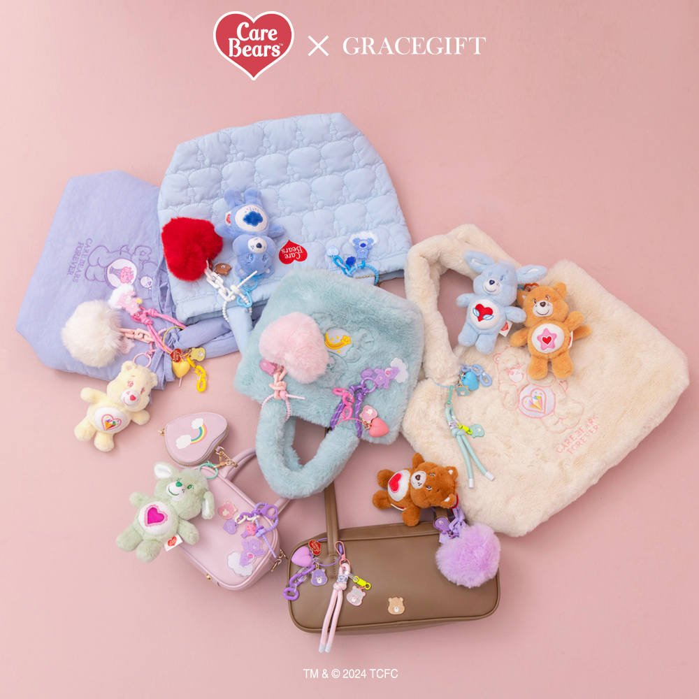 GraceGift Care Bearsr聯名 彩虹熊 Care Bears-獨家限量福袋