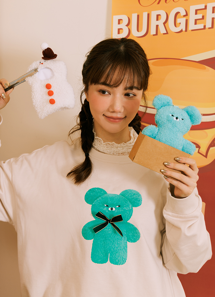 Grace Gift Wasabi Bear聯名 新年福袋 實用帆布包 玩偶盲盒 曬娃包 Grace Gift