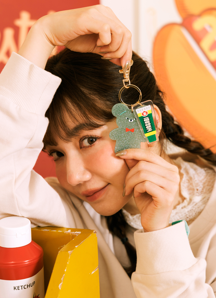 Grace Gift Wasabi Bear授權 時髦穿搭好運組 新年福袋 實拍圖