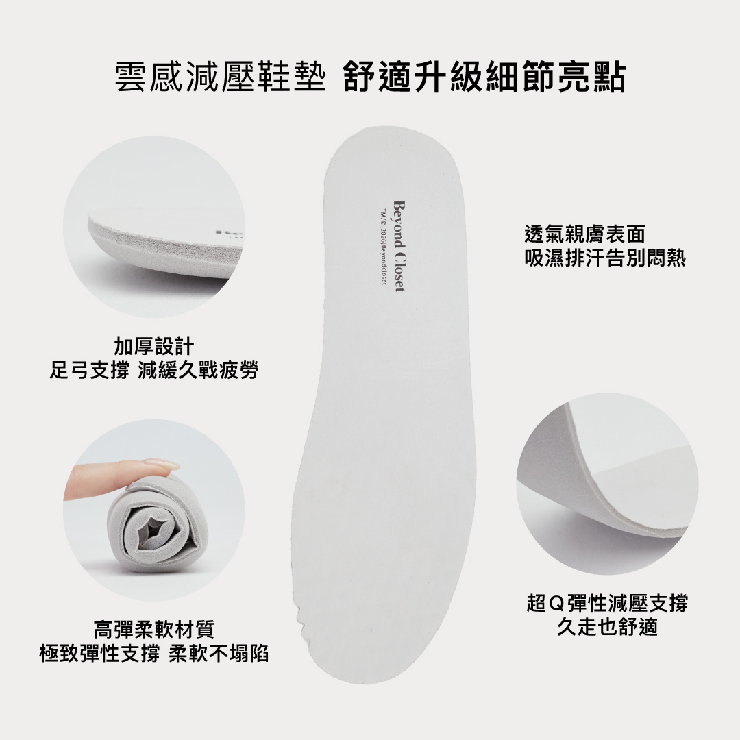 韓國 Beyond Closet Icon 厚底休閒小白鞋 白色