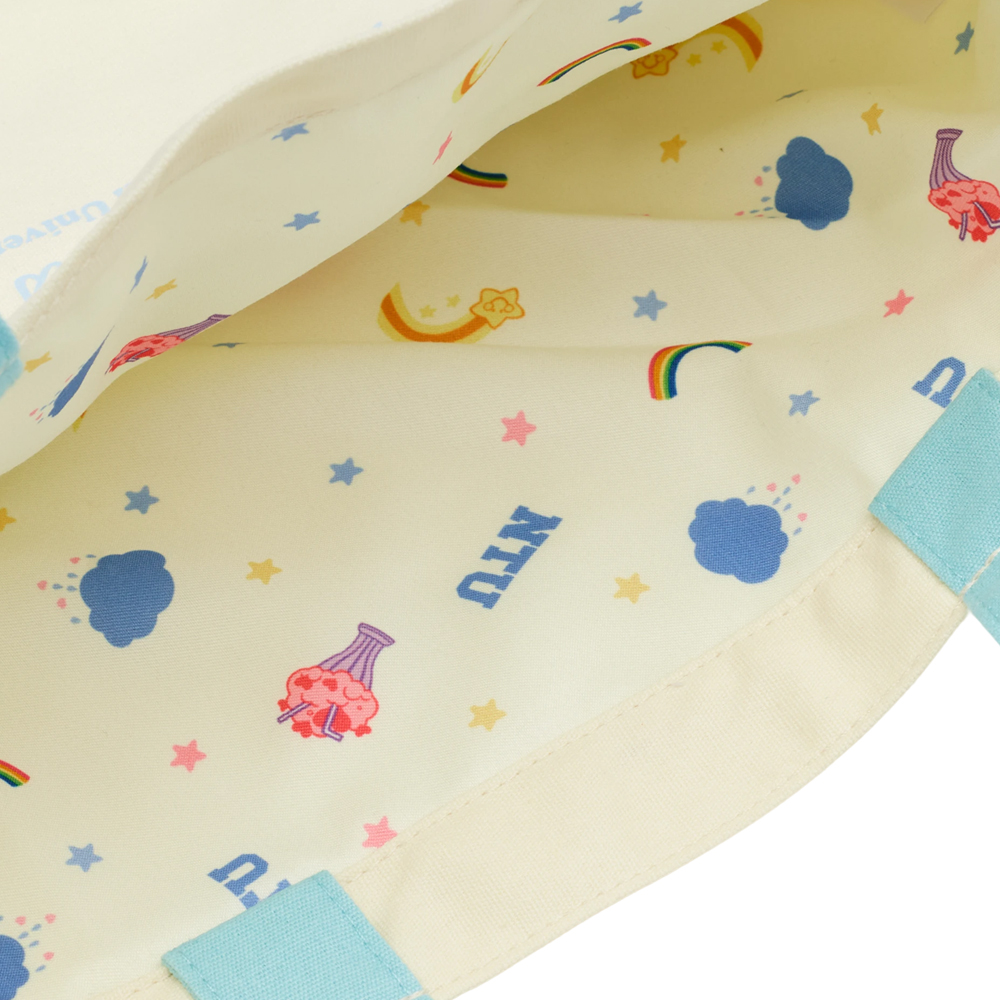 Care Bears × NTU-許願小熊日常實用撞色帆布袋 藍綠