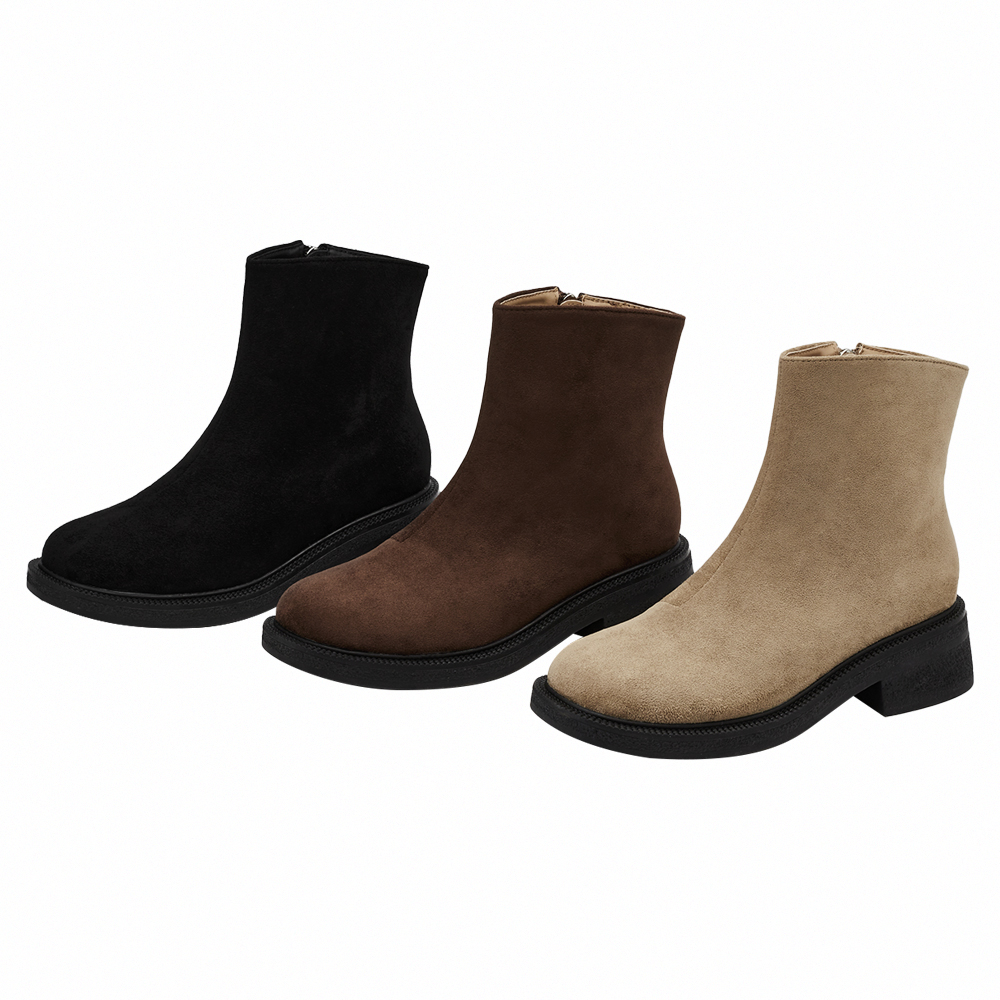 穿搭利器2way可拆式褲管堆堆長靴 黑