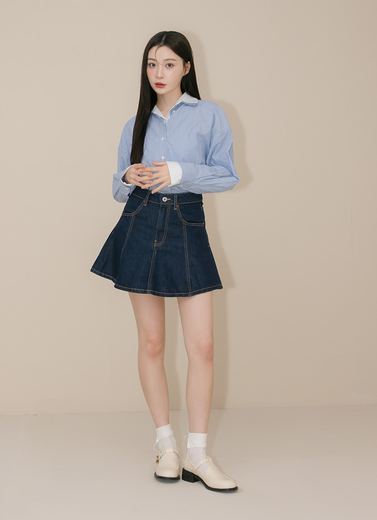 GraceGift平價女鞋 倫敦時尚 皮帶扣T字 粗跟瑪莉珍鞋 米白