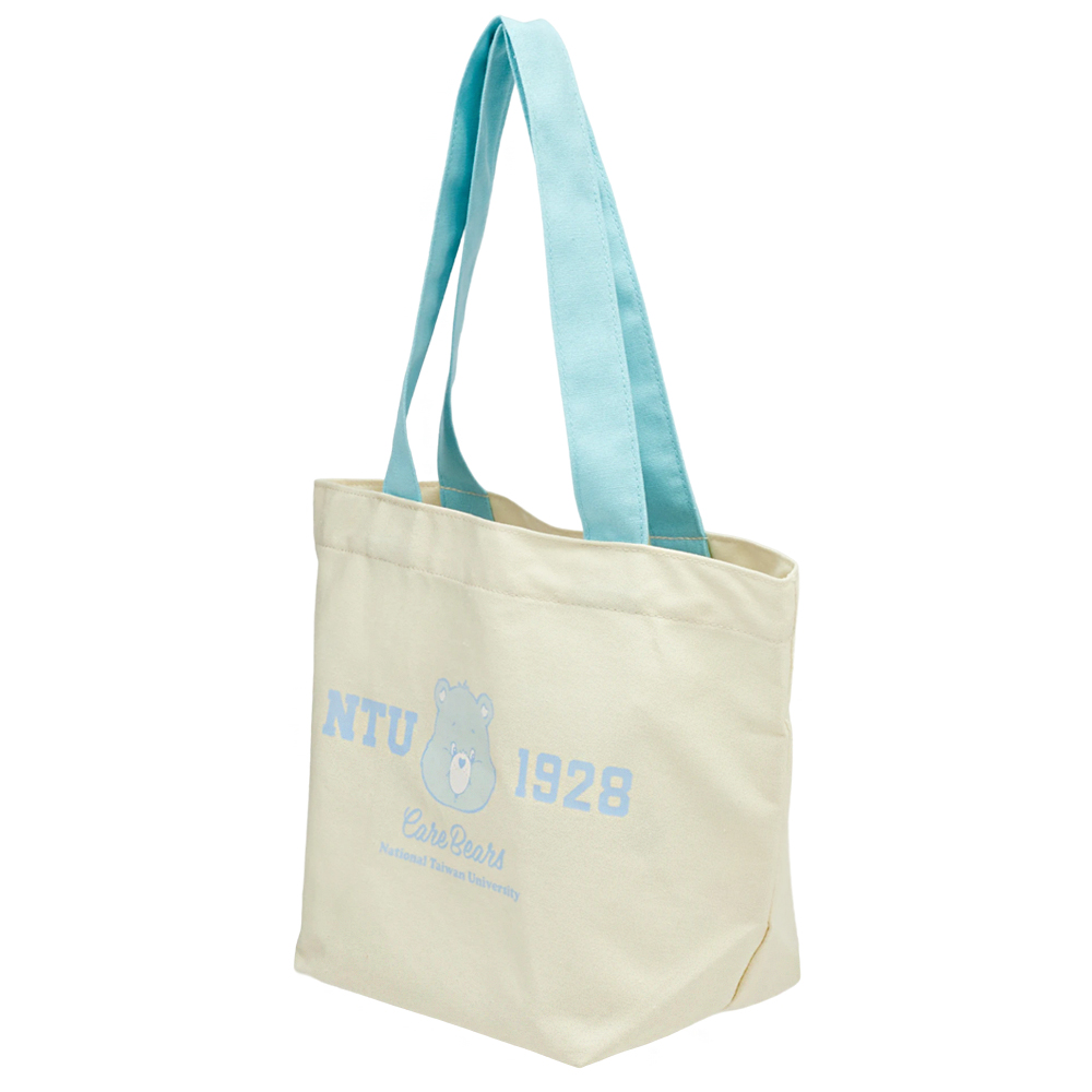 Care Bears × NTU-許願小熊日常實用撞色帆布袋 藍綠