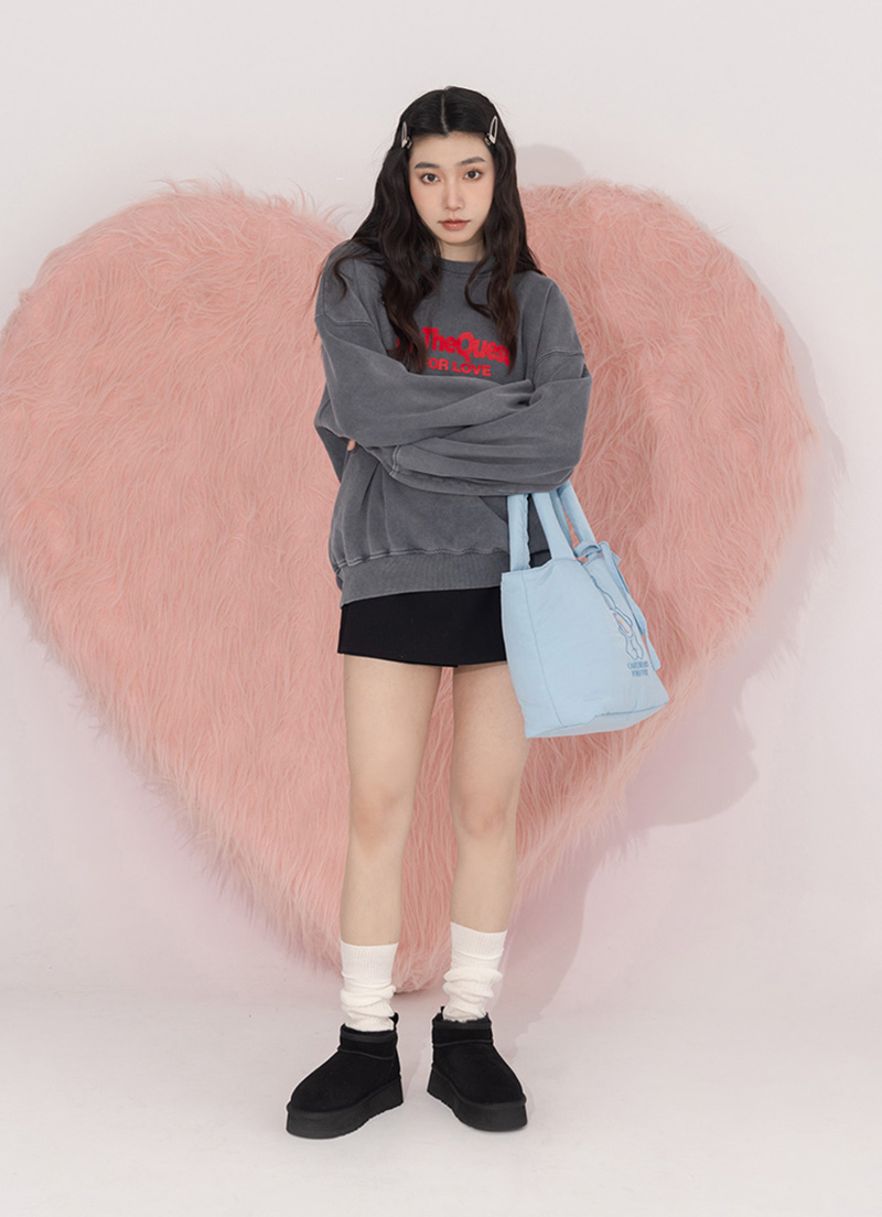 GraceGift 絨毛雪靴