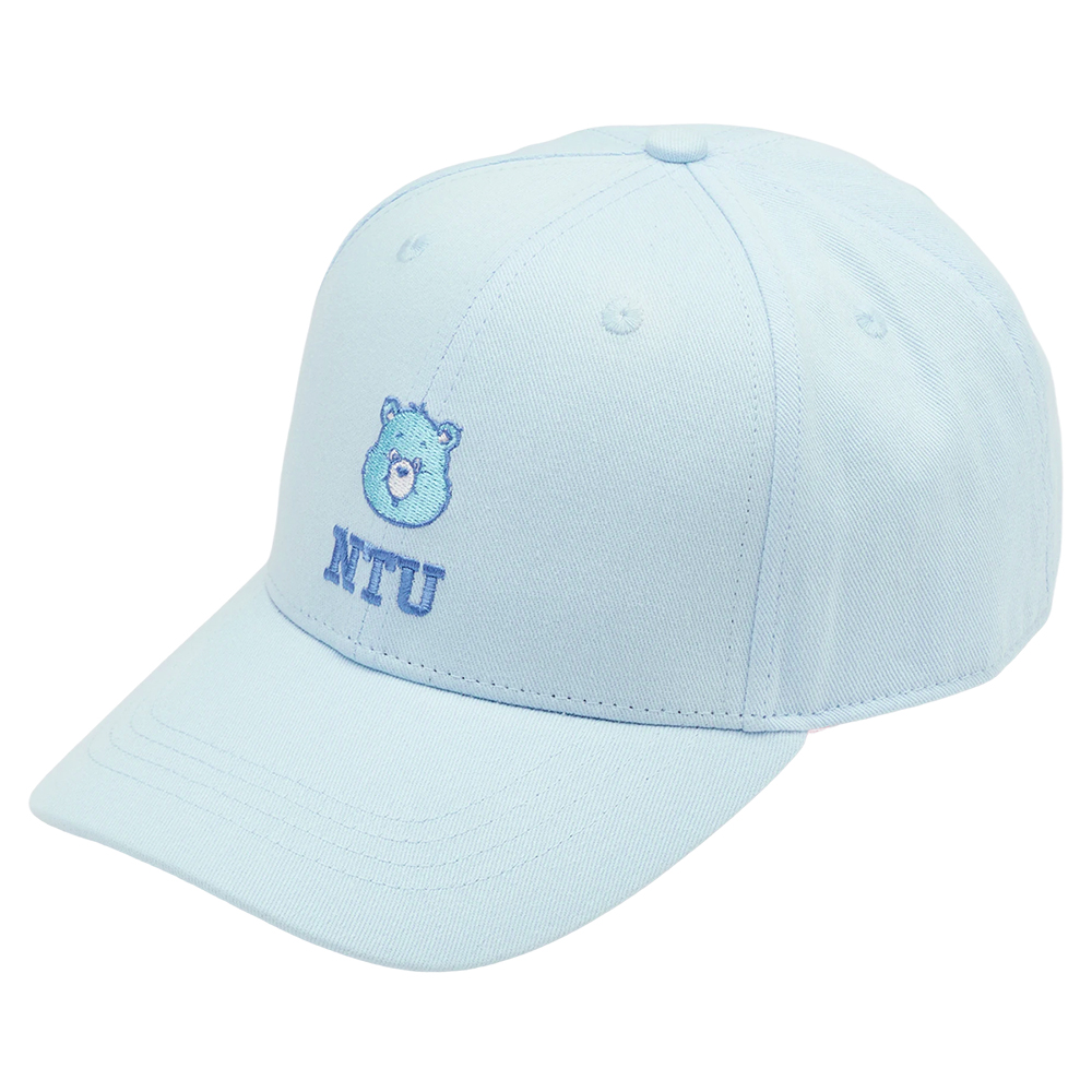 Care Bears × NTU-許願小熊撞色電繡棒球帽 淺藍