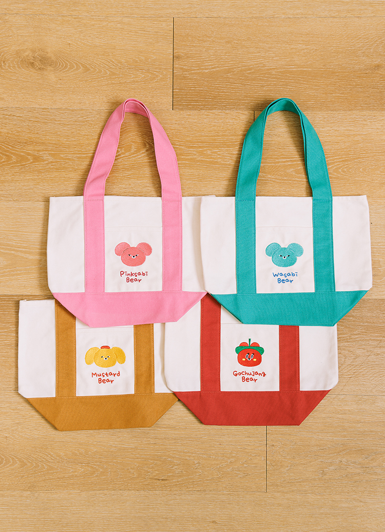 Grace Gift Wasabi Bear聯名 新年福袋 實用帆布包 玩偶盲盒 曬娃包 Grace Gift