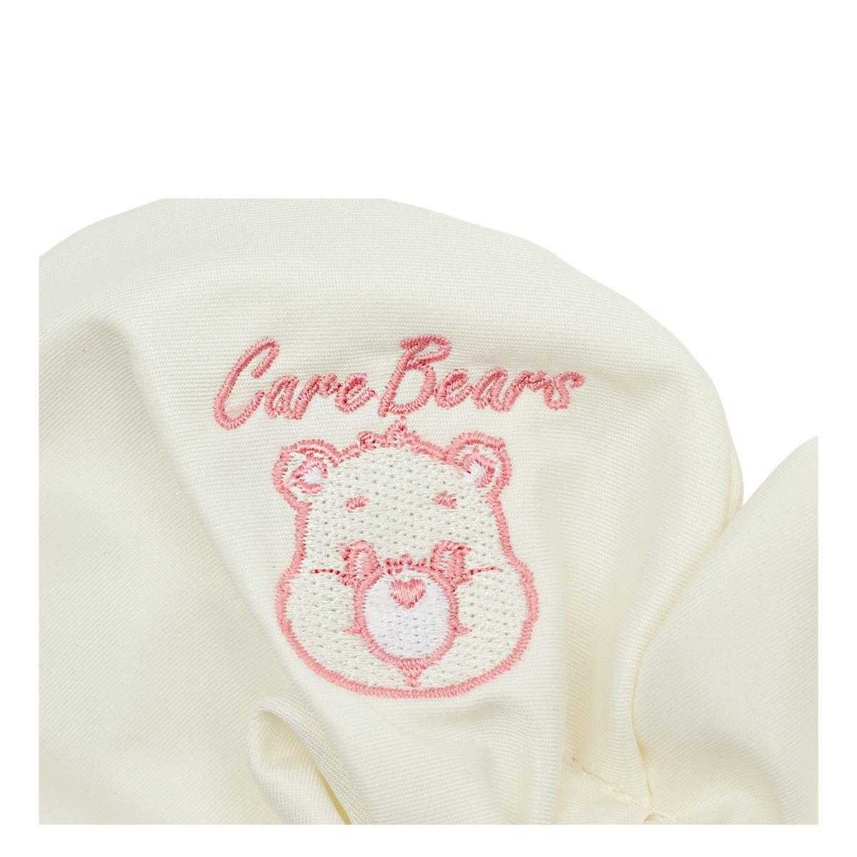 Care Bears-鑽石小熊愛心緞光髮圈 米白