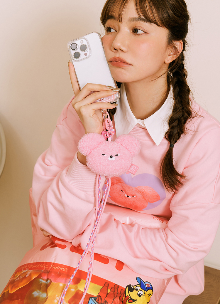 GraceGift Wasabi Bear聯名 調味日常絨毛娃娃頭吊飾手機繩盲盒
