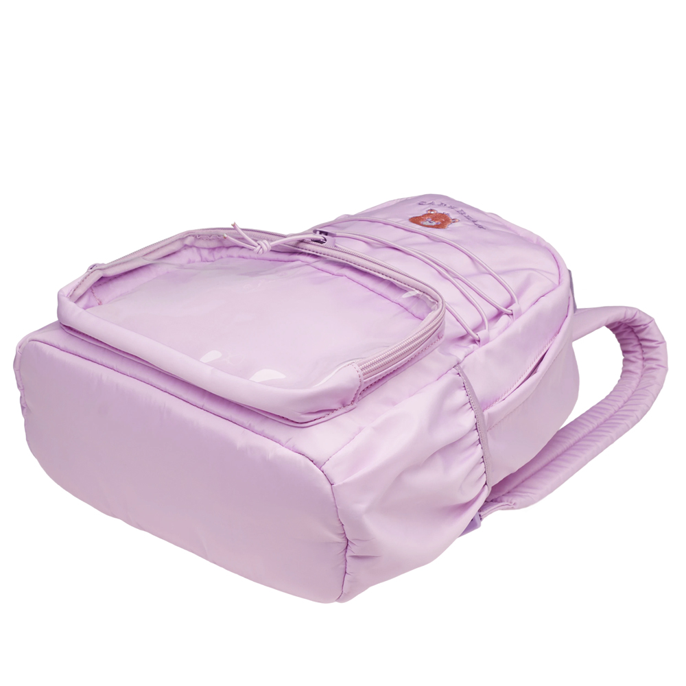 Care Bears-分享小熊機能抽繩尼龍曬娃後背包 紫