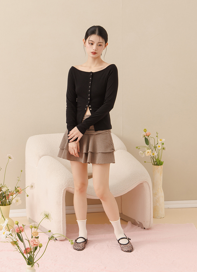 GraceGift平價女鞋 名人時尚 透膚網面 平底瑪莉珍鞋 豹紋