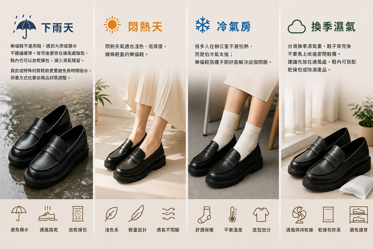 台灣氣候怎麼挑樂福鞋