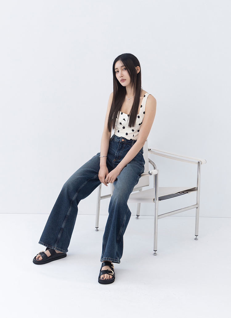 GraceGift平價女鞋 時尚秀場 日光奶茶復古金屬扣雙帶拖鞋 黑色