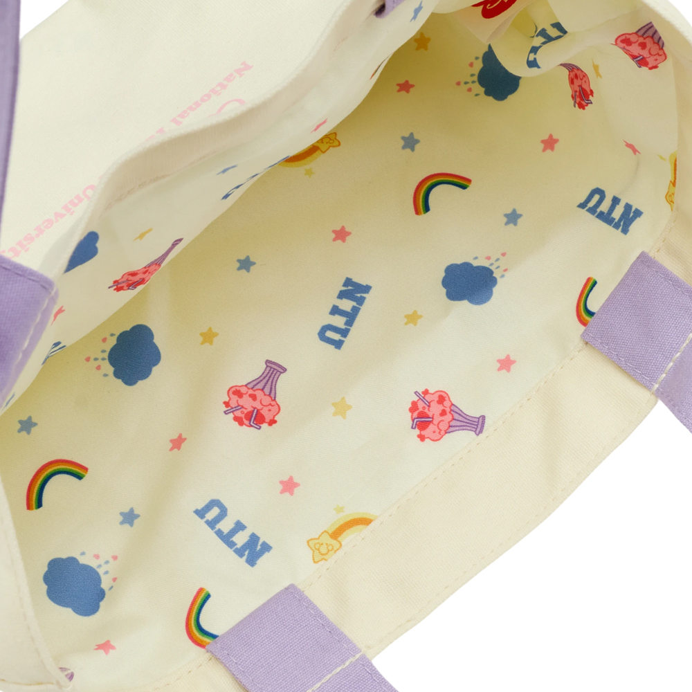Care Bears × NTU -分享小熊日常實用撞色帆布袋 紫