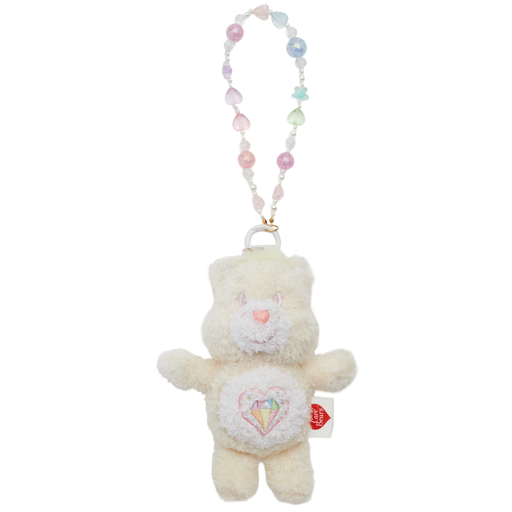 GraceGift CareBears聯名 Care Bears彩虹熊 棉花糖系列毛絨玩偶手機串珠吊飾盲盒