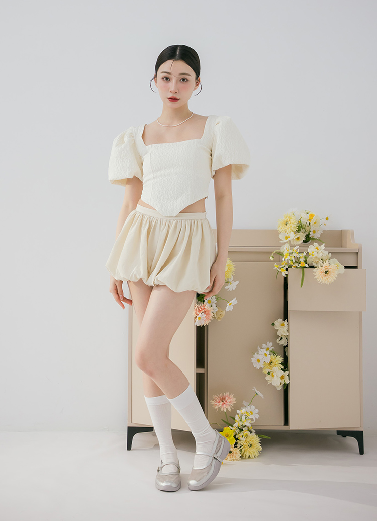 Grace Gift 平價女鞋 時髦主義 機能透視芭蕾舞運動鞋 銀色 實拍圖