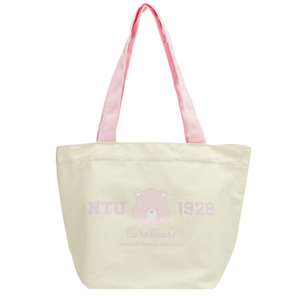 Care Bears × NTU -樂觀小熊日常實用撞色帆布 粉紅